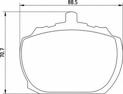 MAGNETI MARELLI 363710200571 -  Комплект тормозных колодок, дисковый тормоз